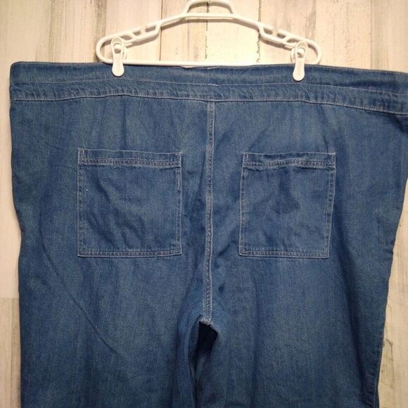 Universal Thread Women's 24W Pull-On Drawstring Denim Pants - Picture 2 of 10